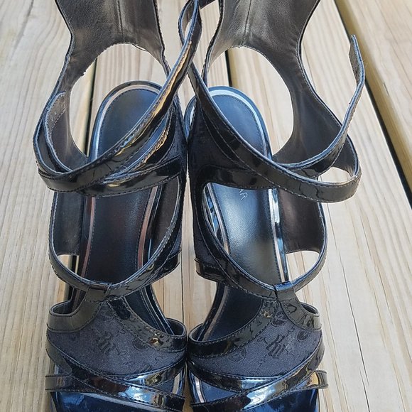 RocaWear HAYDIN Black Pump High Heel Sandal Size 9 - Picture 7 of 10
